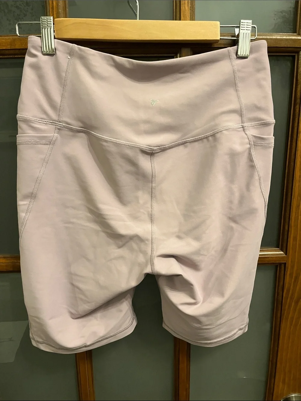 Old Navy Light Lavender High-Rise Bike Shorts with Pockets